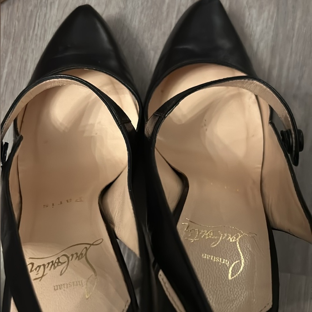 💥PRICE DROP💥Authentic♥️Christian Louboutins🖤EUC Pinched Toe Platform - Picture 6 of 16